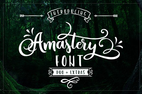 Amastery: A Font Duo for Authentic Branding