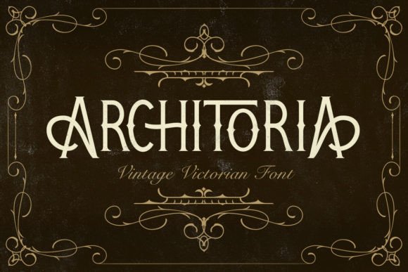 Architoria: A Vintage Blackletter for Modern Branding