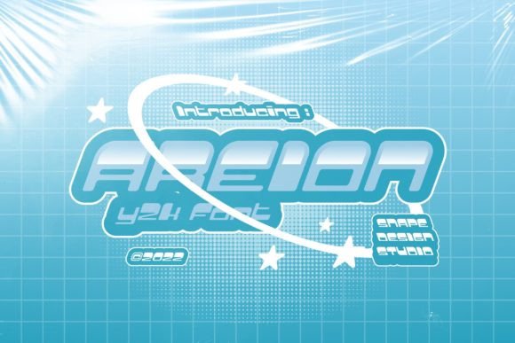 Areion: A Futuristic Typeface for Digital and Tech Projects