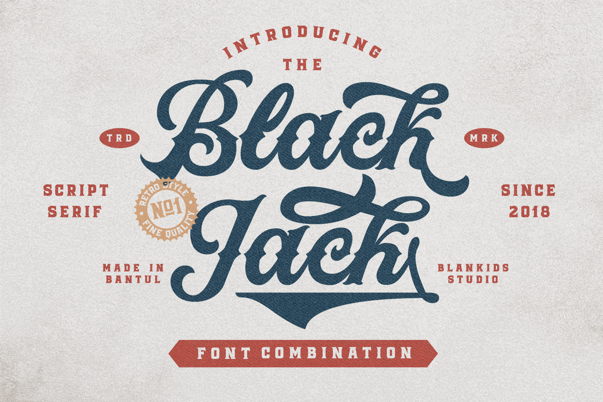 Black Jack Display: A Vintage Font with Modern Punch