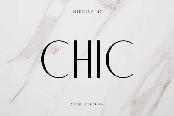 Chic: The Sans Serif That Whispers Sophistication