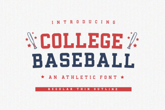 College Baseball: A Bold Typeface for Modern Sports Branding