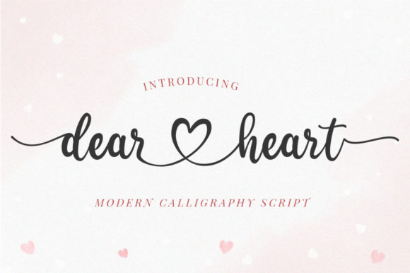 Dear Heart: A Romantic Handwritten Font for Elevated Designs