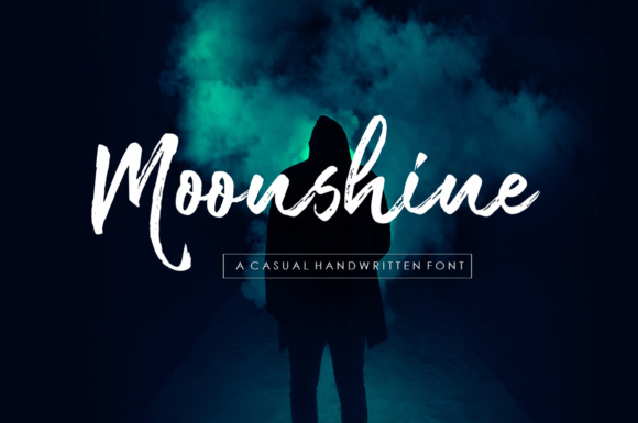 Embrace Modern Elegance with Moonshine Brush Script