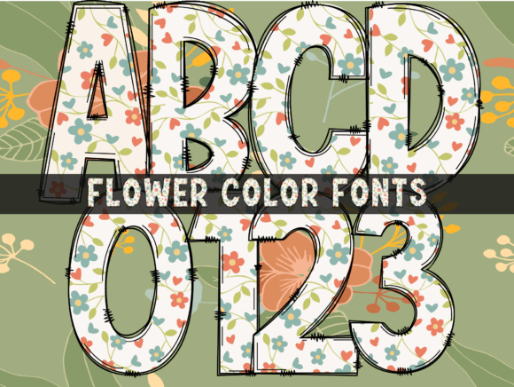 Flower: A Vibrant Typeface for Joyful Design Projects