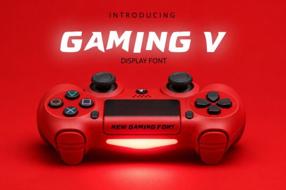 Gaming V: The Italic Typeface Built for Esports Dominance