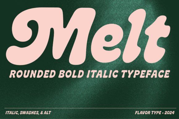 Melt Font: Bold Curves for Unforgettable Headlines