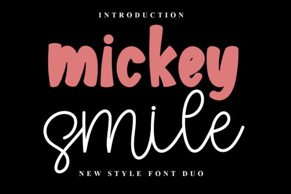 Mickey Smile: A Typeface That Brings Holiday Cheer to Your Projects