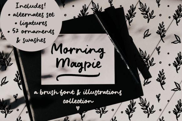 Morning Magpie: A Sweet Handwritten Font for Modern Designs