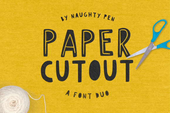 Paper Cutout: Bold, Playful Display Typography
