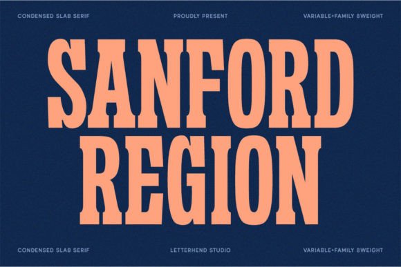 Sanford Region: A Powerful Slab Serif for Bold Branding