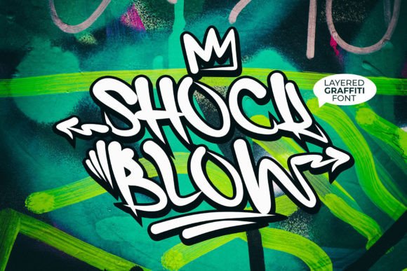 Shock Blow: Making a Statement with Bold Graffiti Style